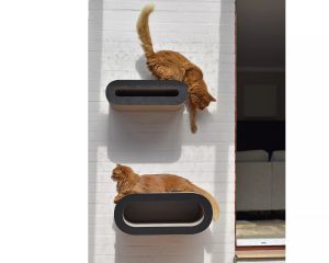 2-in-1 Cat-On® krabmeubels voor aan de muur