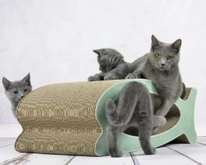 Cat-On® Le Fish - kartonnen katten krabmeubel